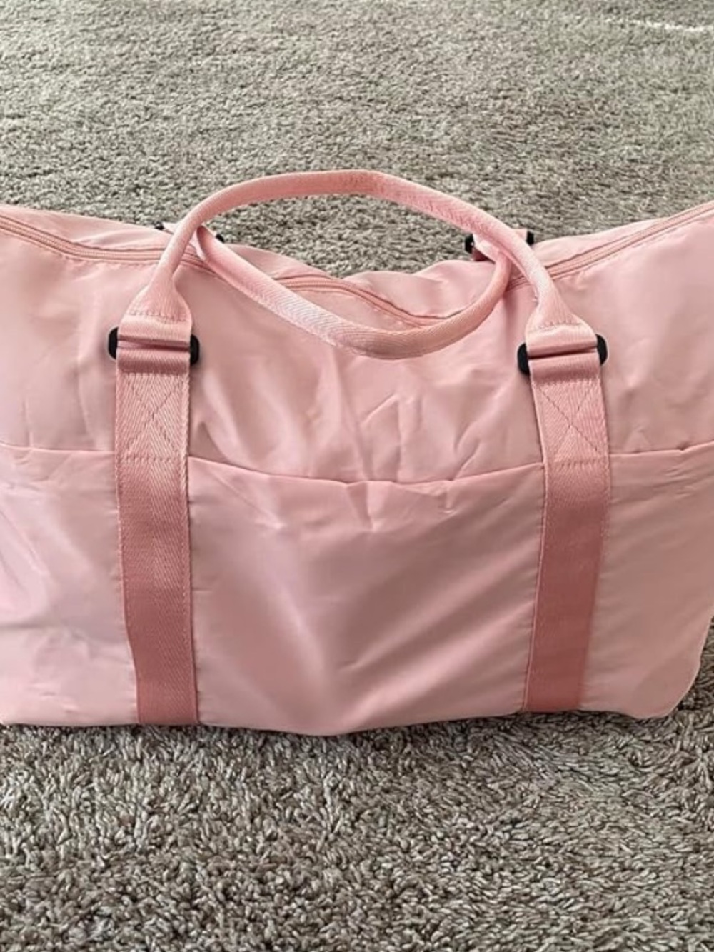 Pink Women's Travel Tote Bag - Lightweight Weekender